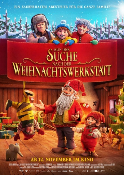 Filmplakat Auf der Suche nach der Weihnachtswerkstatt