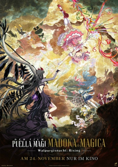 Filmplakat Puella Magi Madoka Magica Der Film -Walpurgisnacht: Rising
