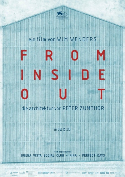 Filmplakat FROM INSIDE OUT – Die Architektur von Peter Zumthor